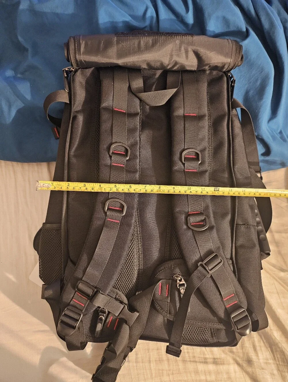 KAKA Travel Backpack, Carry On Flip to Duffel Bag EUC Black